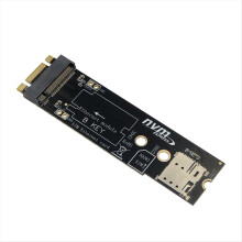 Módulo de placa de rede M.2 B-Key 4G 5G para placa adaptadora M.2 NVMe M-Key ou B-Key com slot para cartão SIM