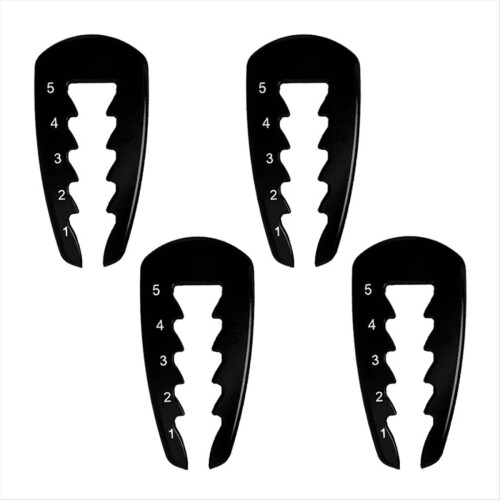 4 Pack Adjustable Golf Tee Height Tool, Golf Training Aid, Tee Height Setter Adjustable Tees for Mats Tee Height Setter