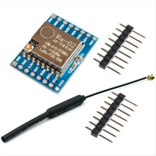 433-MHz-SX1278-LoRa-Modul, 433 MHz, 10 km Reichweite, Ra-02-Funkübertragungsplatine mit 2,4-GHz-IPX-Antenne für Smart Homes