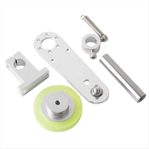 Encoderbeugel Aluminium Polyurethaan Industrieel Encoderwiel Meetwiel 40mm Aluminium Encoder Montagebeugel 1