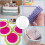 24 Pieces 7 Count Plastic Mesh Canvas Sheets, Plastic Canvas Sheets Mesh Sheet, Eye Meshes for Embroidery,Yarn Crafting 6