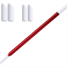 Metal Cleaning Stick Model Tool Panel Line Eraser Tips Stick for Model Kits with 3mm and 5mm Replaceable Tips Wipping A