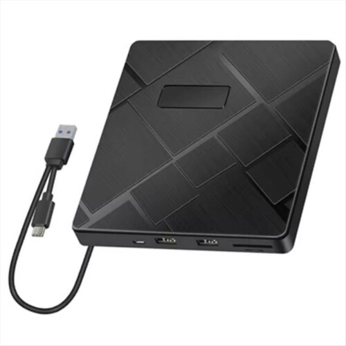External DVD CD Drive USB 3.0 Type-C 5 in 1 Burner