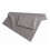 Fiber Display Cleaning Cloth 19x20 cm in gray, for 2