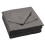 Fiber Display Cleaning Cloth 19x20 cm in gray, for 3