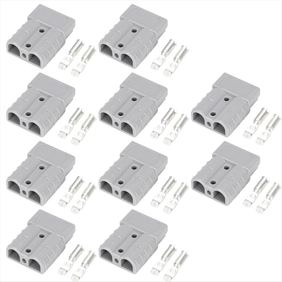 50A High Current Connector For Electric Vehicle Batteries, Ups, Solar Cables, New Energy Plugs Gray 4851489636640