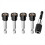 5pcs Premium Magnetic Drywall Screw Setter- PH2 Bi 2