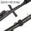 Black Hat Short Style Adjustable Fishing Rod Stora 8