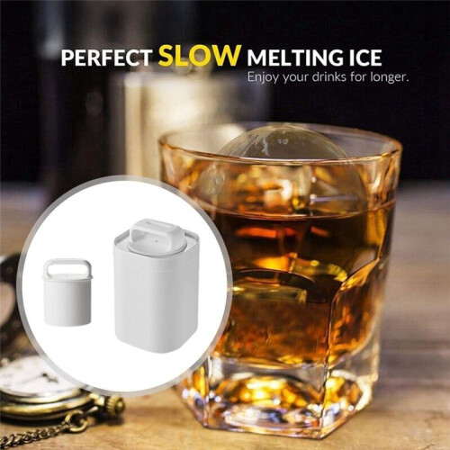 Crystal Clear Ice Ball Maker Spherical Whiskey Tra 2