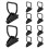 10pcs E Track D Ring Tie Down Anchors Closed Acces 3