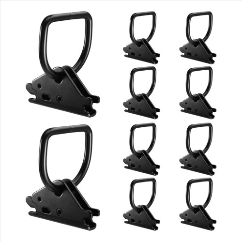 10pcs E Track D Ring Tie Down Anchors Closed Acces 1