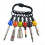 Bit Holder Keychain 6pc -1/4In Hex Shank Holders - 7