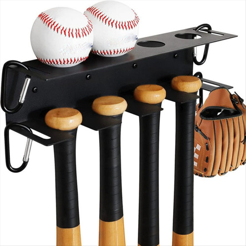 Baseball Bat Wall Mount, Holder and Rack Mount on 2