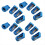 15pcs Octagonal Carpenter Pencil Sharpener Square Oval Carpenter Pen Manual Sharpener Blue 1