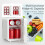 Makeup Fridge with LED Light Mirror 4L Mini for Be 2