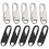 Metal Replacement Zipper (10 Pieces), Tabs for Zip 2