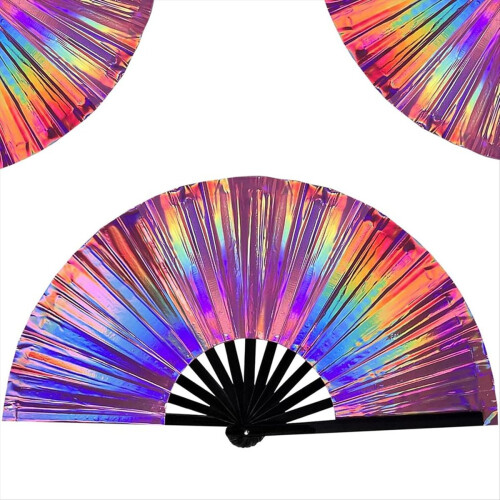 Boots on the Ground Fan,Large Holographic Folding