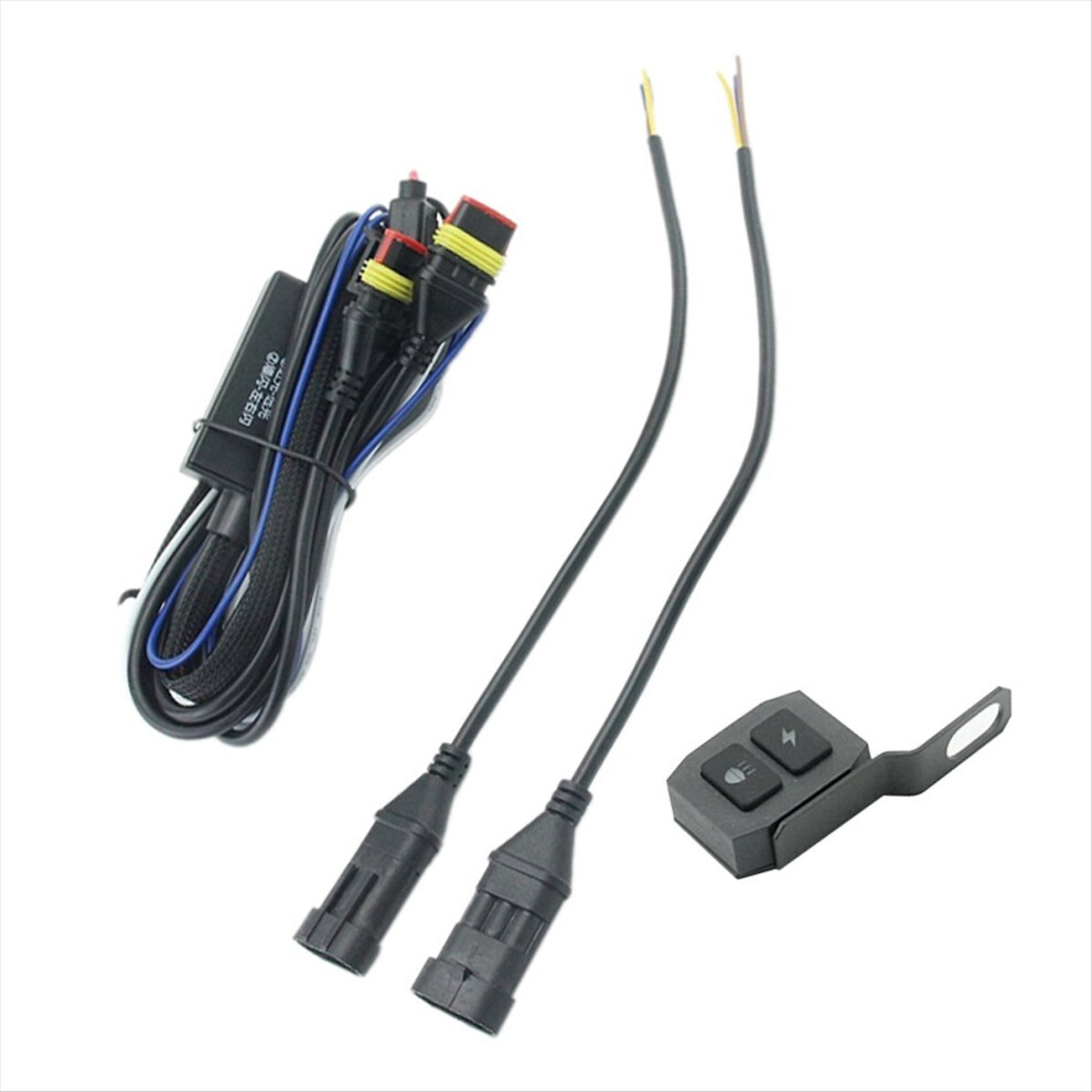 Motorcycles Led Fog Wiring Harness Relay Wir Light 4851489636930