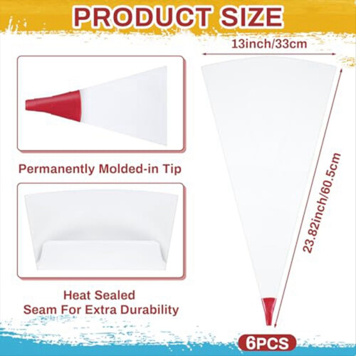 10Pcs Tile Grout Masonry Mortar Bag with Molded in 2