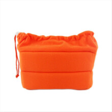 Camera Bag Insert with Drawstring Adjustable Divid