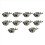 10pcs Swing Jig Head Weights Soft Lure Group Sinke 2