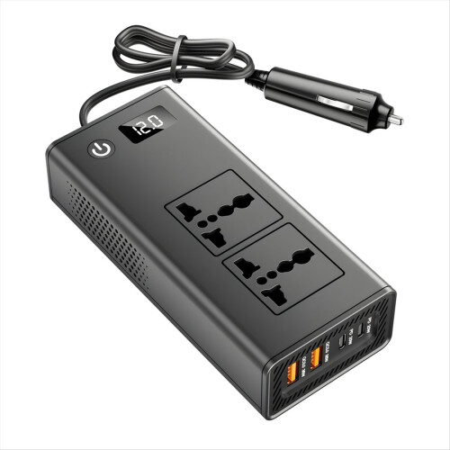 200W Car Power Inverter, 12V to 220V 20W USB-C/USB