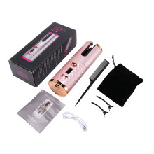 Cordless Auto Rotating Hair Curler Waver Curling Iron Wireless LCD Ceramic Hair Machine UK