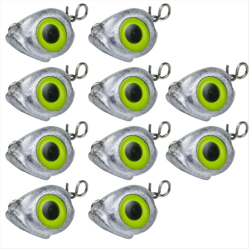 10pcs Swing Jig Head Weights Soft Lure Group Sinke