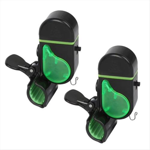 2Pcs LED Light Fishing Alarm Waterproof Night Bite 1