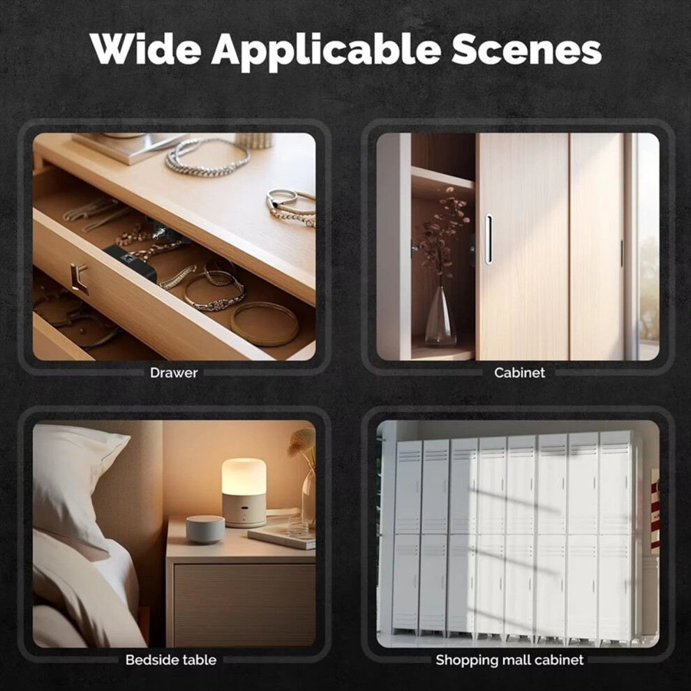 Tuya Bluetooth Smart Wood Cabinet Lock App Remote 4853666994994