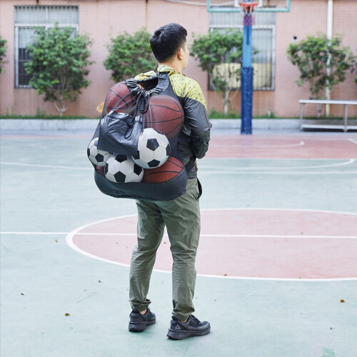 Mesh Bag Adjustable Drawstring Soccer Storage Bags 2