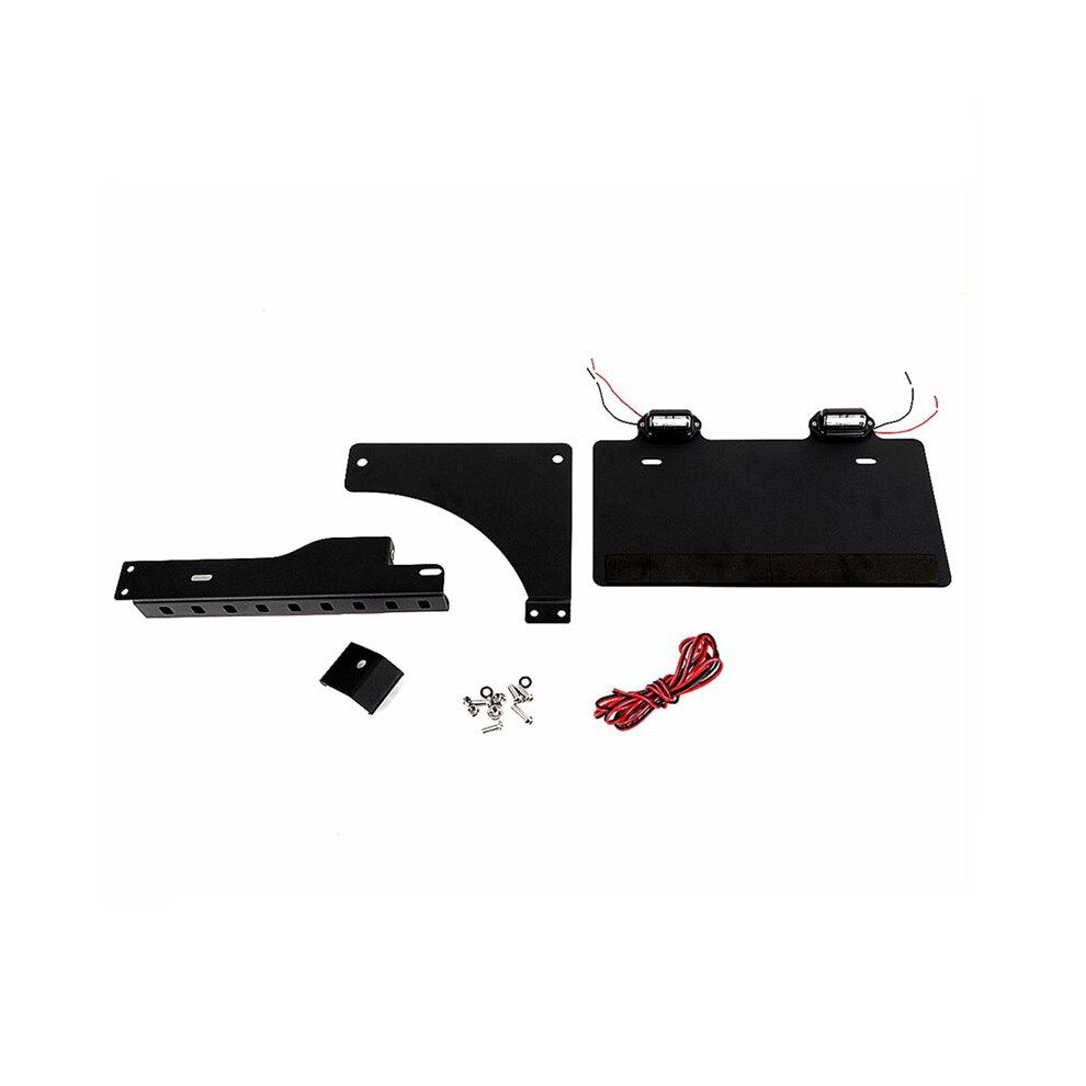 Rear License Plate Frame Holder Mounting Bracket W Black 4853858196083