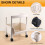 Movable Bookshelf Storage Rack Children'S Toy Storage Rack Multi-Layer Household Trolley B 10