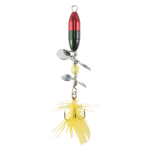 Long Casting Spinner Bait Fishing Lure Double Tail