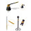 4PCS Candle Care Kit, Wick Trimmer Cutter, Snuffer 5