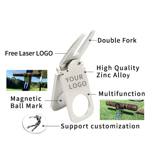 Magnetic Cigar Holder Golf Divot Marker Tool Porta 2