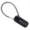 Portable 4-Digit Combination Lock 13.5cm Wire Rope 5