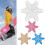 DIY Snowboard Stomp Pads Mat Snowflake Shape for W 5