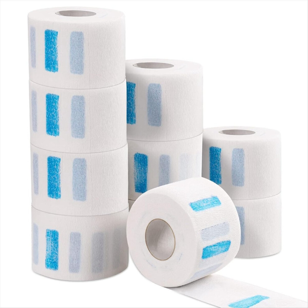 Melitt 10 Rolls Of Disposable Haircut Paper Neck Straps,