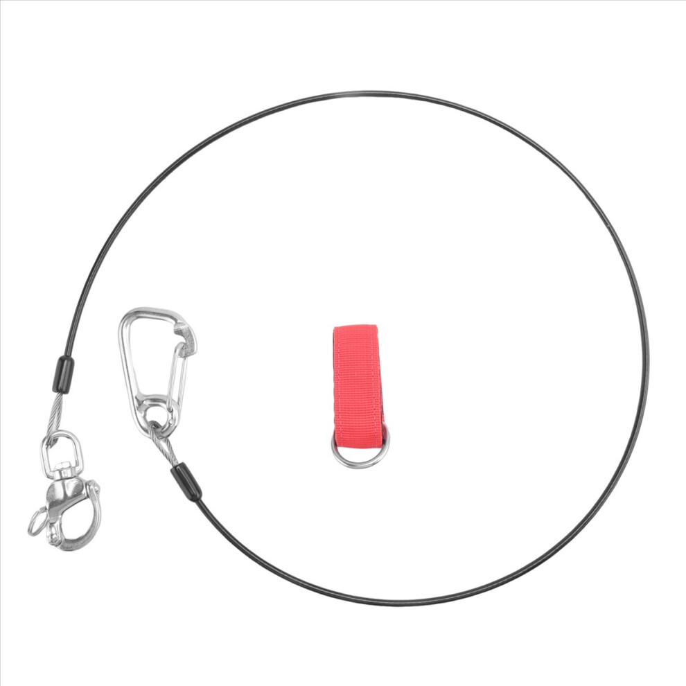 Freediving Lanyard Leash With Scuba Diver Wristban 4853858102442