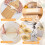 7-Piece Gnocchi Pasta Making Tools, Wooden Board w 4