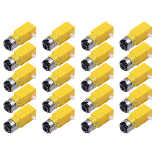 20 Pieces DC 70MA (3V) Robot Intelligent Car DIY D 1