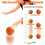 Foam Basketball, Indoor High Density Training Bask 6