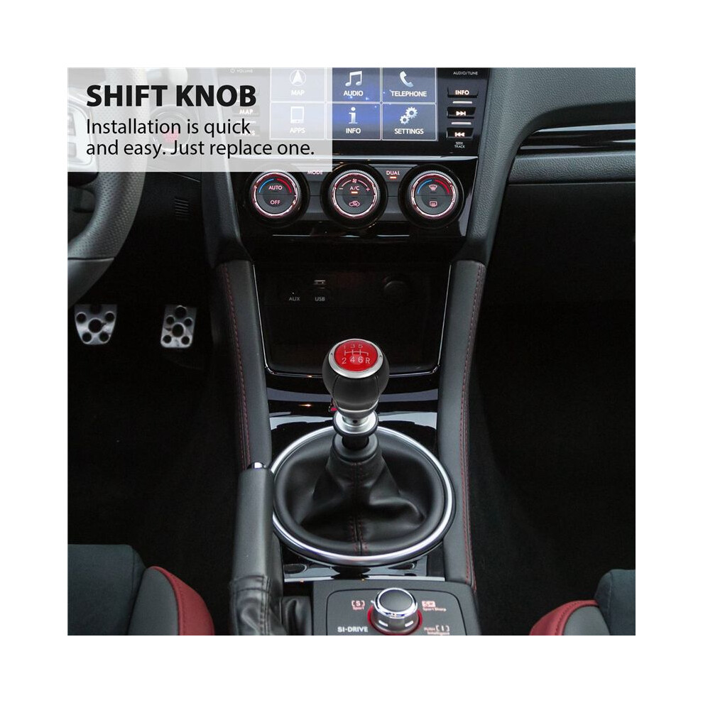 Wrx Sti 6 Speed Knob For Subaru Impreza Wrx Sti 2009 -2018 4853666907741