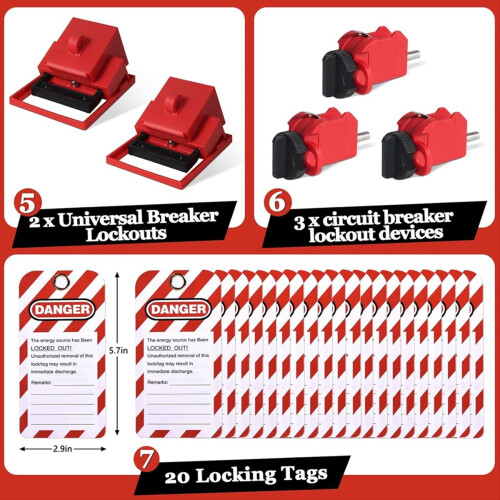 Lockout Tag Kit, Kit Electrical Industrial 2