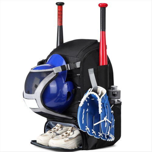 Large Capacity Baseball Softball Bag Hold Helmet 2 1
