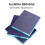 6Pcs Sanding Sponge, 60/80/100/180/240/320 Grit, D 5