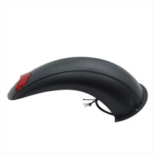Rear Fender for KUGOO M4 Electric Scooter Mudguard Wings with Brake Light Accessories Parts