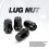 24PCS 12X1.5 Lug Nut Closed End Bulge Cone Lugnuts 6