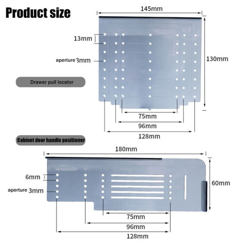 Kitchen Cabinet Pulls Installation Jig Drill Mount 2